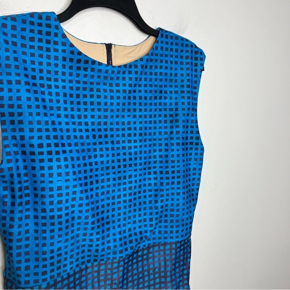 Summersalt x L.L. Bean full coverage one piece swimsuit blue check women size 18 - Picture 3 of 10